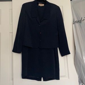 Vintage Work Suit Set with Dress